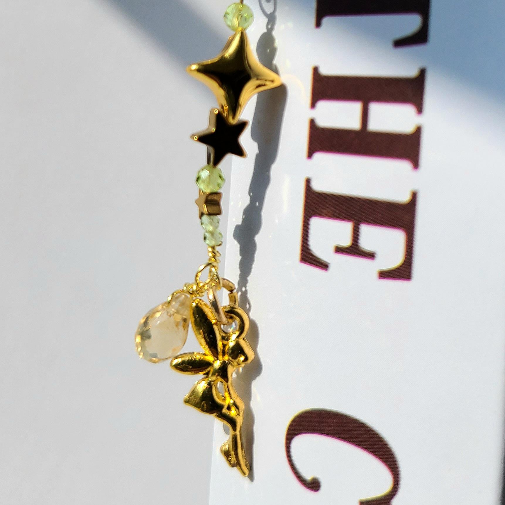 【ティンカーベルと魔法のしおり】本のしおり 絵本の世界シリーズ（星・妖精・光・天然石が好きな方へ）《ギフト配送対応》